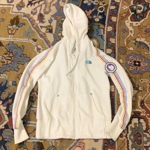 North Face Fleece lined Zip jacket